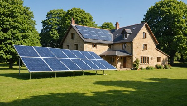 Les énergies renouvelables dans une maison de campagne
