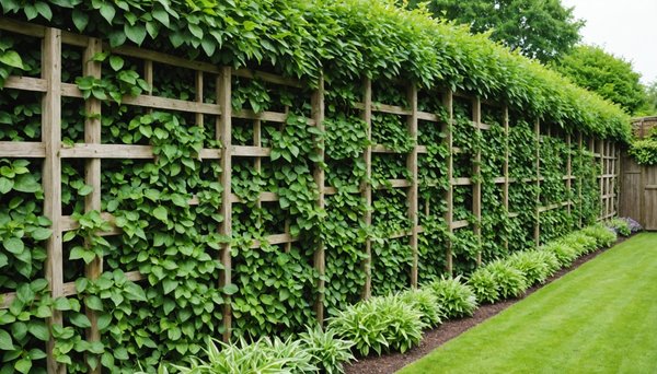 Transformer sa clôture de jardin en support à plantes grimpantes