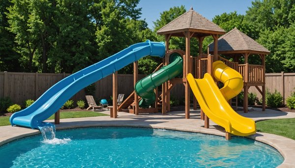 Transformez votre piscine en parc aquatique avec un toboggan de piscine